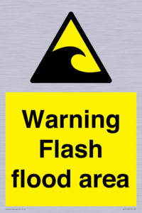 Warning Flash flood area